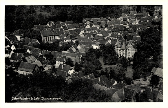 Ak Schmieheim Kippenheim im Ortenaukreis, Luftaufnahme