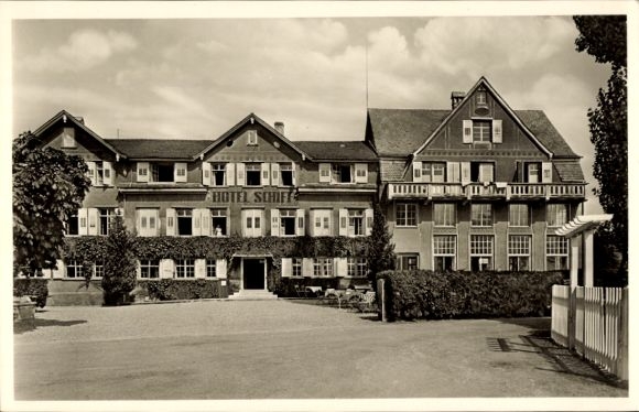 Postcard Kressbronn am Bodensee, Hotel Schiff