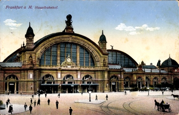 Ak Frankfurt am Main, Hauptbahnhof