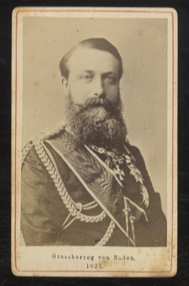 CdV Portrait Großherzog Friedrich I. von Baden