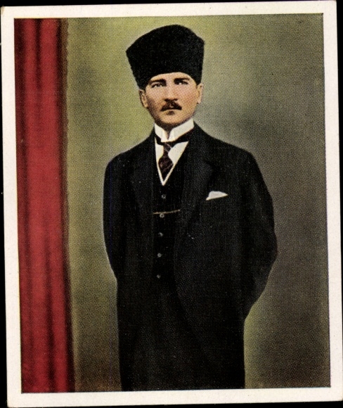 Collector's picture The Post-War Period No. 95, November 1925, Kemal Pasha, Turkish military leader