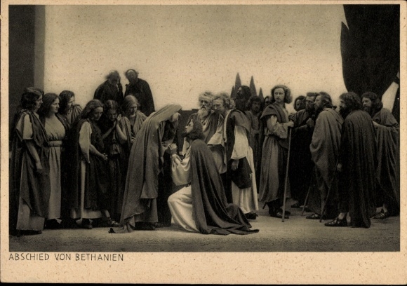 Ak Passionsspiele Oberammergau 1930, Abschied von Bethanien, Jesus