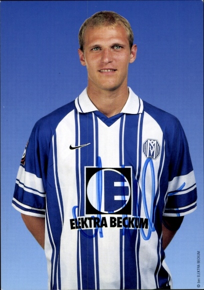 Autogrammkarte Fußballer Alexander Ukrow, SV Meppen, Autogramm