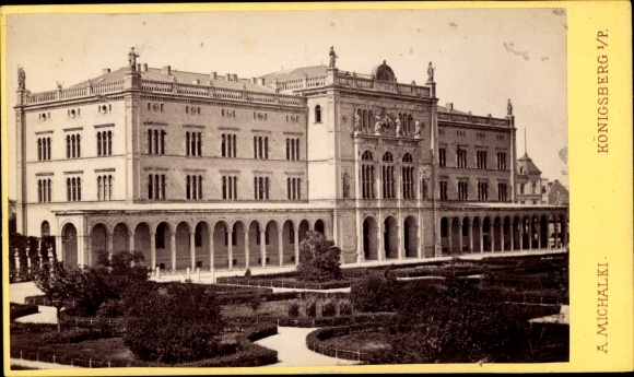 Carte de Visite Kaliningrad Königsberg Prusy Wschodnie, Royal Albertus University, A. Michalki