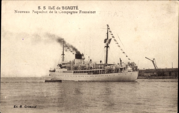 Ak Dampfer Ile de Beauté, Compagnie de Navigation Fraissinet