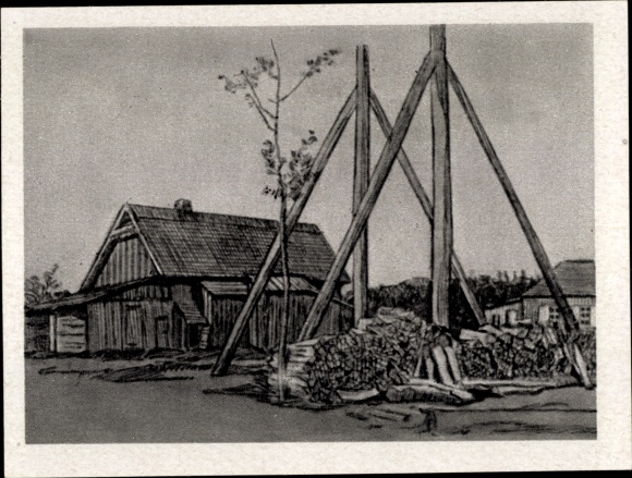Collection picture history of the German labor movement part II picture 45, smuggle house for literature