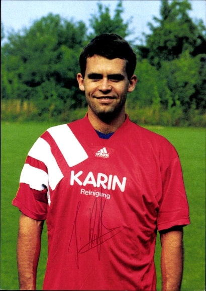 Autograph card footballer Gerhard Kißlinger, FC Bavaria Munich, autograph