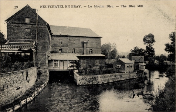 Ak Neufchâtel en Bray Seine Maritime, Le Moulin blauw