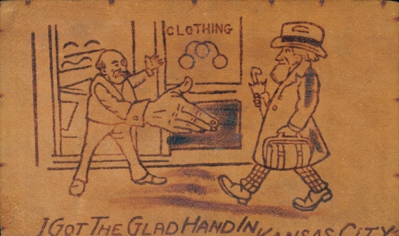 Leder Ak I got the Glad Hand in Kansas City, Clothing