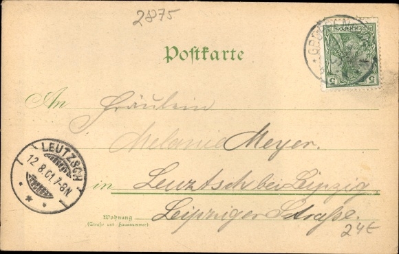 Chromo-Litho Stenum Ganderkesee Lower Saxony, Stenumer Holz, Sommerwirtschaft Backenköhler