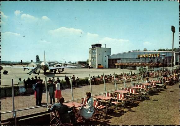 PC Hanover in Lower Saxony, airport, patio area