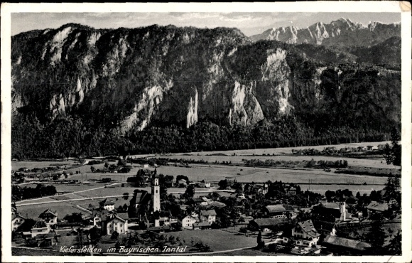 Postcard Kiefersfelden Upper Bavaria, Panorama