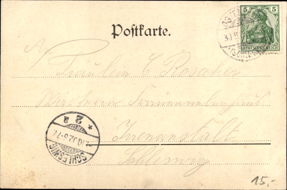 PC Oster Ohrstedt Nordfriesland in Schleswig Holstein, Jacobsen&#39;s establishment