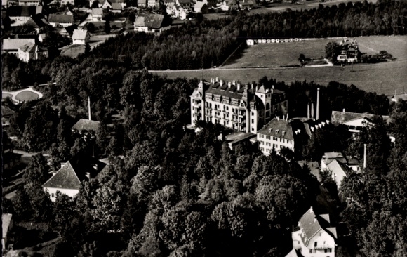 Postcard Bad Dürrheim in the Black Forest, spa house, surroundings, nature, buildings, Black Forest