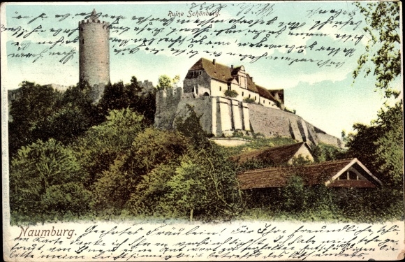 KP Schönburg an der Saale Burgenlandkreis, ruiny Schönburg