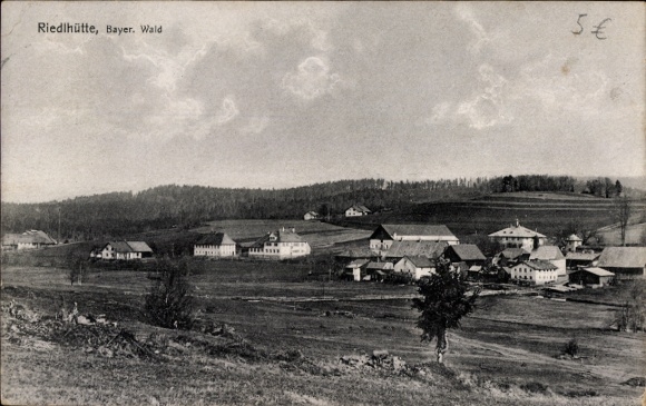 Ak Riedlhütte Neder-Beieren, Panorama
