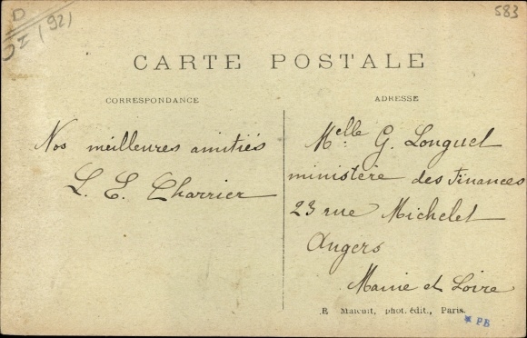 Postcard Malakoff Hauts de Seine, Schools
