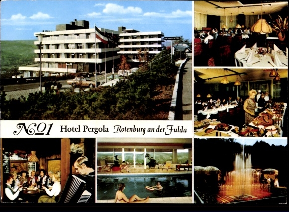 KP Rotenburg an der Fulda, Hotel Pergola wewnątrz i na zewnątrz, basen