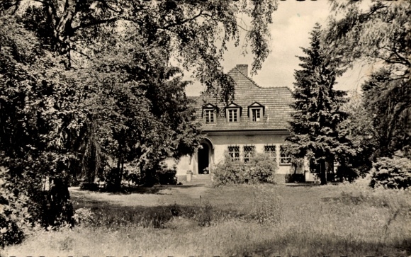 Ak Neupetershain in Neder-Lausitz, Villa