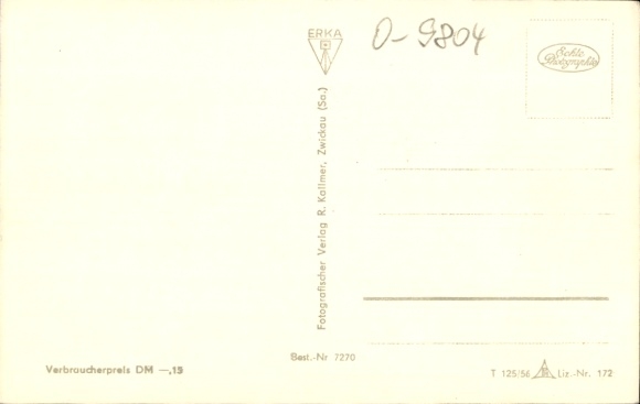 Postcard Netzschkau in Vogtland, Bahnhofstraße