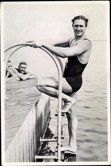 Collection picture Olympia 1936, swimmer Peter Fick