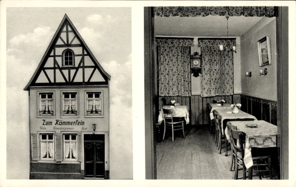 Postcard Bingen am Rhein, Wine Bar zum Kämmerlein, Vorstadtstraße 46