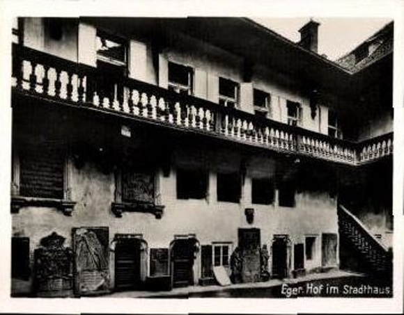 Set of 12 photos in cover, Eger in the Sudetenland