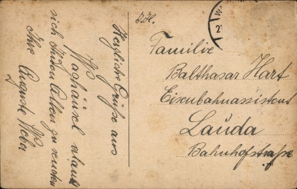 Postcard Waghäusel in Baden, sugar factory, inn Badischer Hof