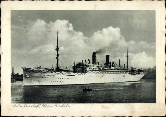 Ak Urlauberschiff Sierra Cordoba, NDL, KdF