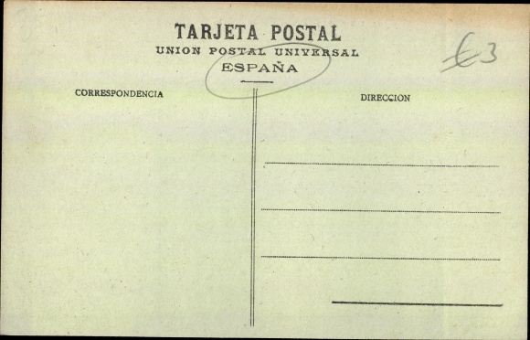 Postcard Fuenterrabia Baskenland, Barrio de la Marina
