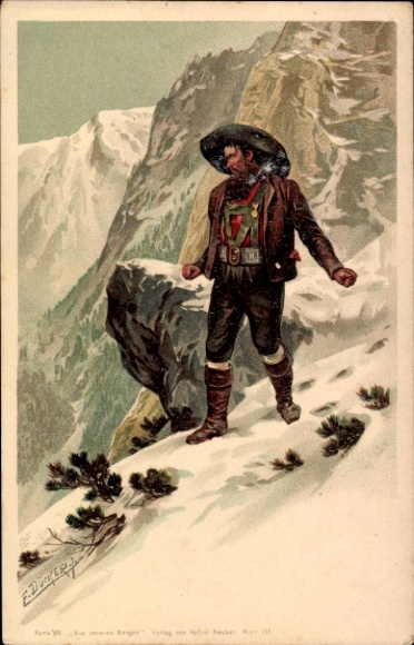 Artist Postcard Döcker, E., Tyrol, Andreas Hofer, folk hero