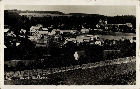 Ak Želiv Seelau Region Hochland, Historisches Dorf, ZELIV KLÁŠTER, ländliche Landschaft, traditio