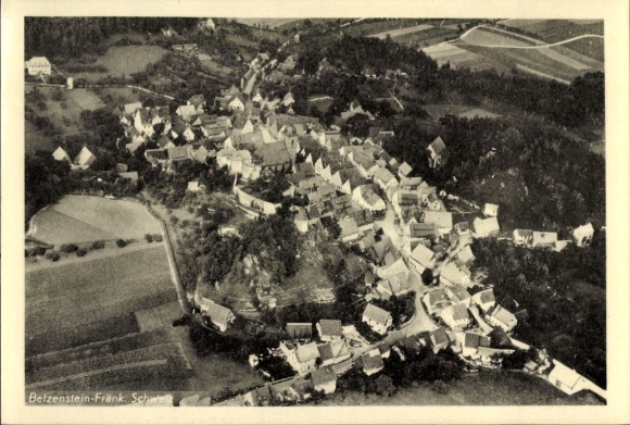 Ak Betzenstein in Opper-Franken, luchtfoto