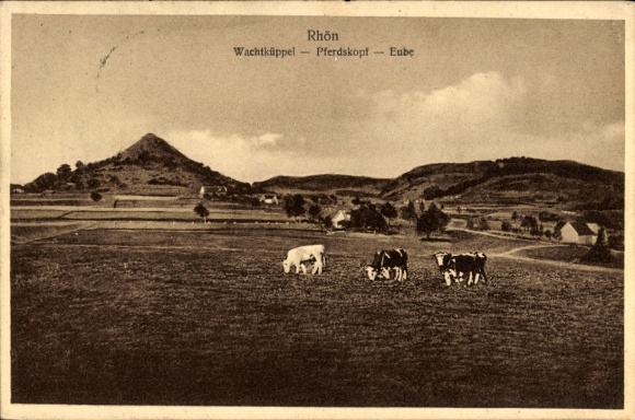 Ak Maiersbach Gersfeld in der Rhön Hessen, Wachtküppel, Wasserkuppe