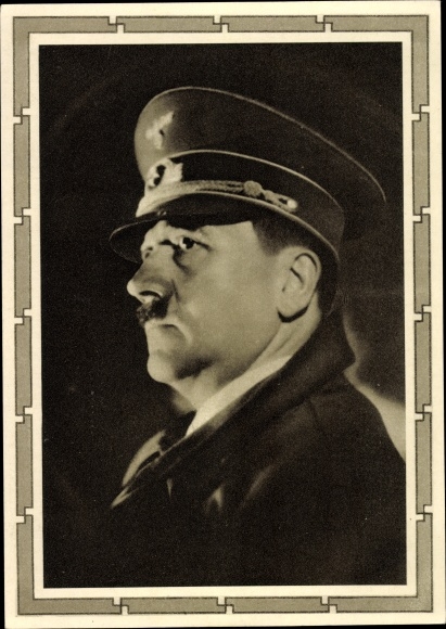 Postwaardestuk ansichtkaart Führer en kanselier Adolf Hitler, portret