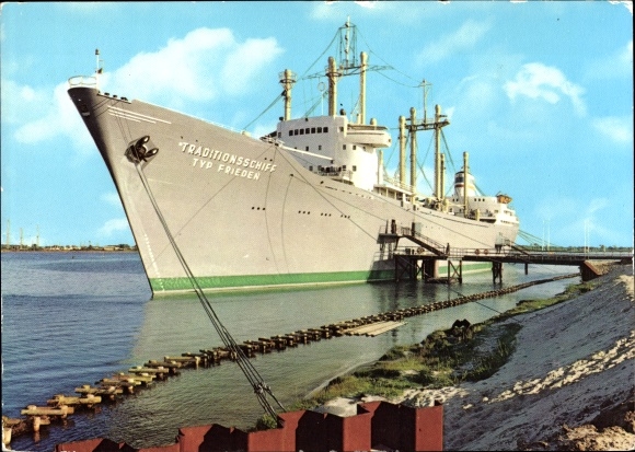 PC Schmarl Rostock in Mecklenburg, traditional ship type Frieden, DSR