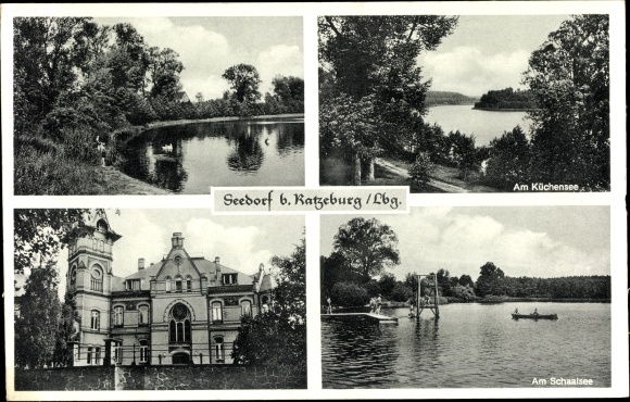 Postcard Seedorf bei Ratzeburg Lauenburg, Am Küchensee, Am Schaalsee