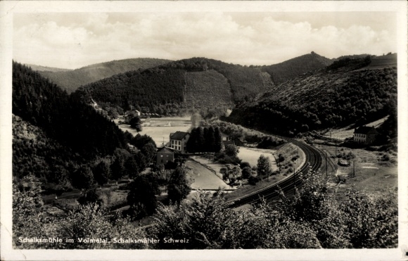 Postcard Schalksmühle in Sauerland, Schalksmühler Switzerland, panorama