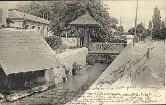 Postcard Jouy and Josas Yvelines, La Creche
