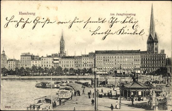 10 old PCs Hamburg, various views, partially painted