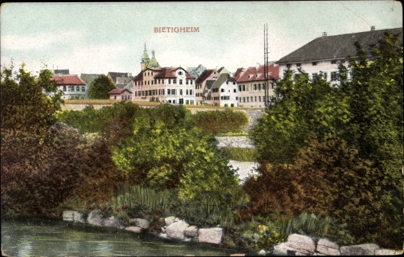 PC Bietigheim in Württemberg, riverside, partial view of the place