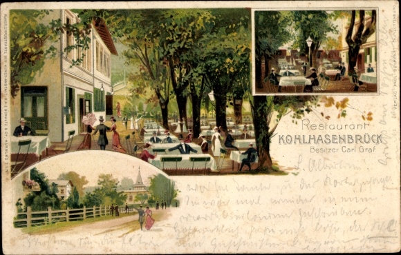 Litho Berlin Zehlendorf Wannsee, Restaurant Kohlhasenbrück