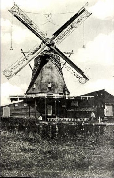 Set von 90 Ansichtskarten Windmühlen Niederlande