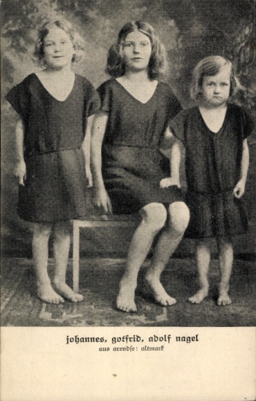 KP Johannes, Gotfrid, Adolf Nagel, dzieci Gustava Nagela, Arendsee w Altmark
