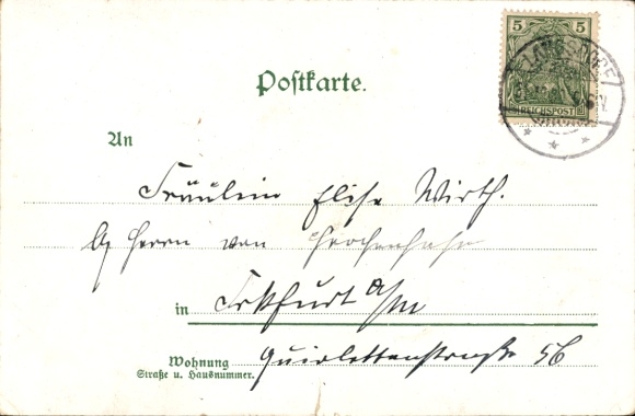 Postcard Langsdorf Lindholz in Vorpommern, town views