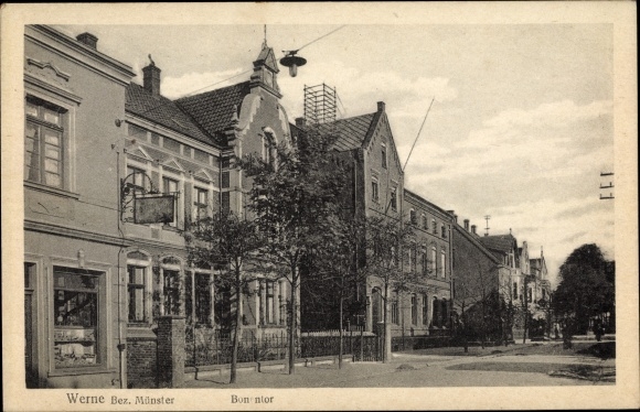 Postcard Werne an der Lippe Westphalia, Bonentor, Bonenstrasse