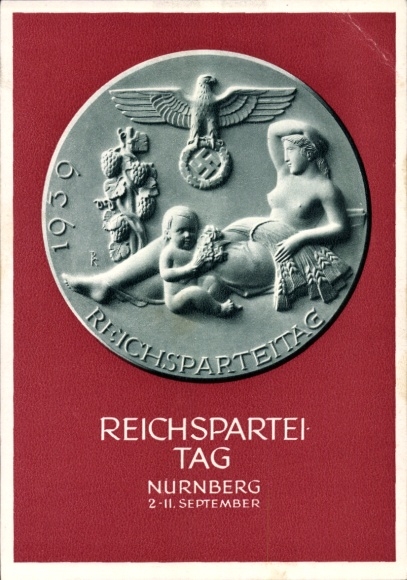 Ganzsachen Ak Nürnberg, Reichsparteitag 1939, Reichsparteitag des Friedens