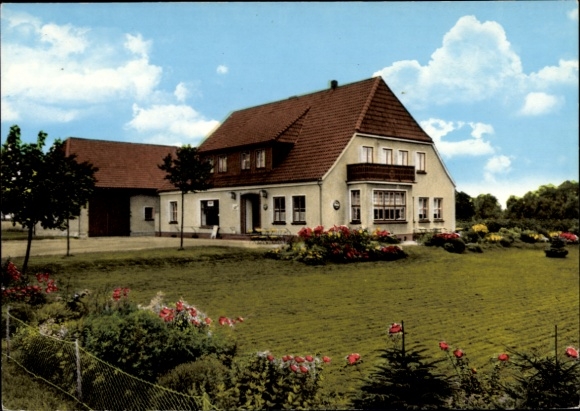 KP Osterholz Syke w Dolnej Saksonii, dom, kwietnik, krajobraz, pensjonat, przyjazny, zachęcający