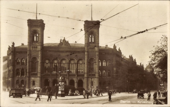 Ak Berlin Moabit, Berlin Kriminalgericht