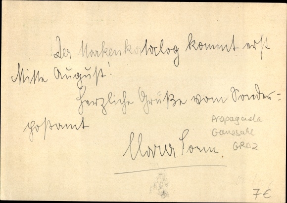 Postwaardekaart briefkaart Graz Stiermarken, Duitse Alpenvereniging